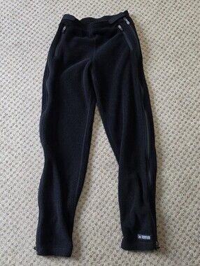 REI Black Fleece Full Side Zip Pants